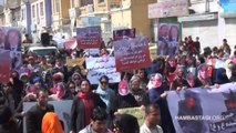 Protesters rally in Afghanistan for woman killed by mob