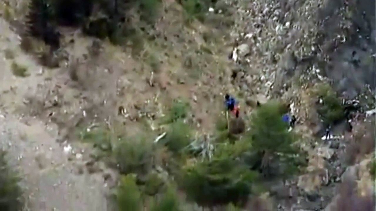 RAW FOOTAGE Germanwings Airbus A320 crashed in Alps