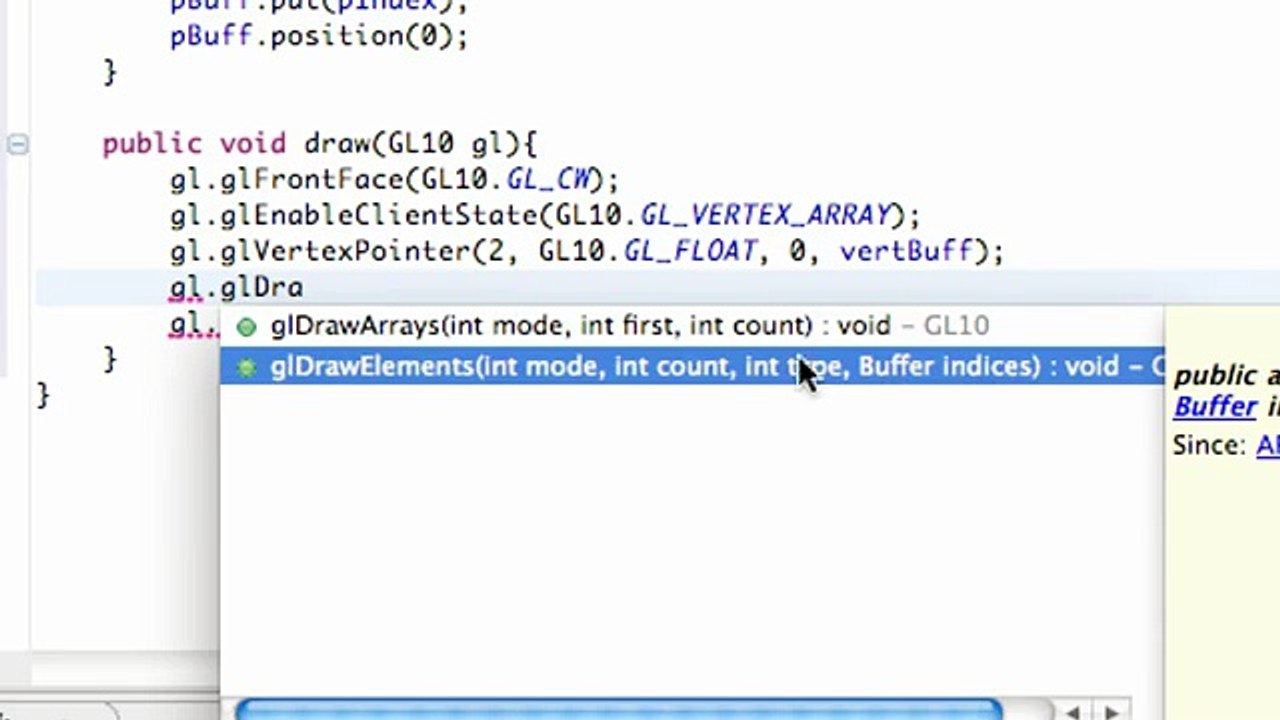 Android Application Development - 175 - glDrawElements method.mp4
