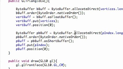 Android Application Development - 174 - Creating Draw method for OpenGL.mp4