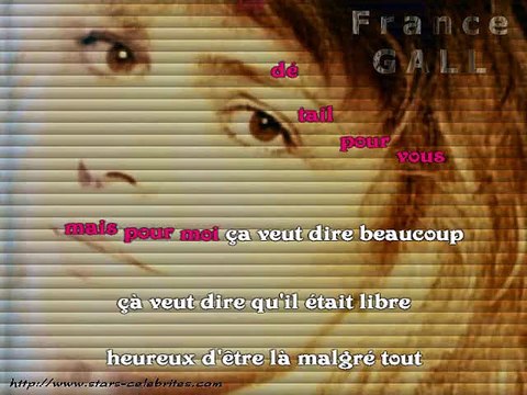 KARAOKE FRANCE GALL - Il jouait du piano debout