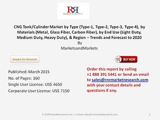 Global CNG Tank Market Analysis 2020 Market Size and Key Players