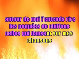 KARAOKE FRANCE GALL - Poupée de cire