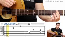 Como leer Tablaturas Tabs de guitarra fácil de guitarraviva Clase 1