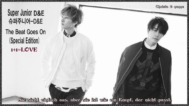 Super Junior D&E - 1+1=LOVE k-pop [german Sub] 'The Beat Goes On' Special Edition