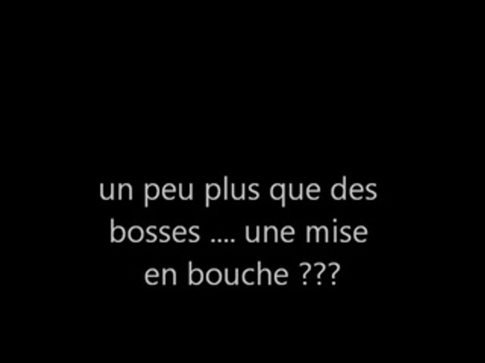 un peu plus que des bosses