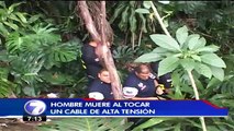 Hombre murió electrocutado la tarde de este martes