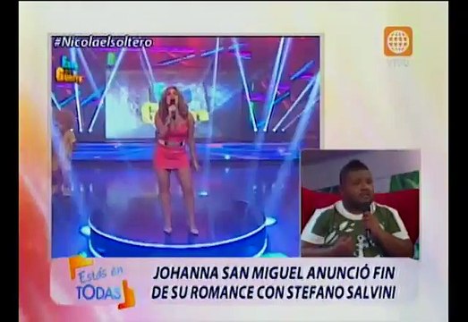 Johanna San Miguel terminó su romance con Stefano Salvini