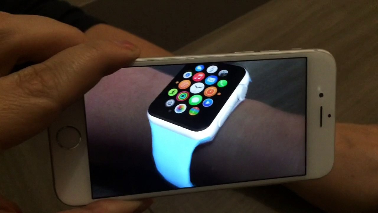 L'Apple Watch en réalité augmentée !
