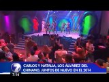 Natalia y Carlos Álvarez estarán juntos nuevamente en El Chinamo