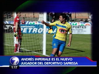 Defensor argentino Andrés Imperiale es el nuevo refuerzo de Saprissa