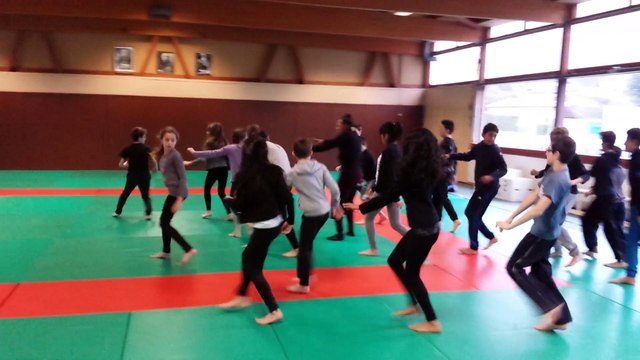 Libres comme l'air Séance de travail 6°A avec Hary ALBERT