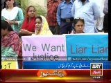 MQM holds protest demonstration over ‘media trial’