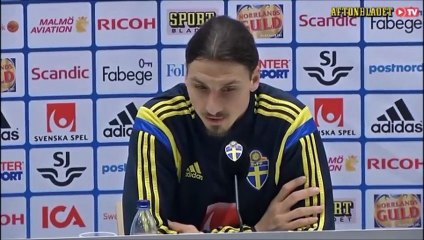 zlatan in press conference