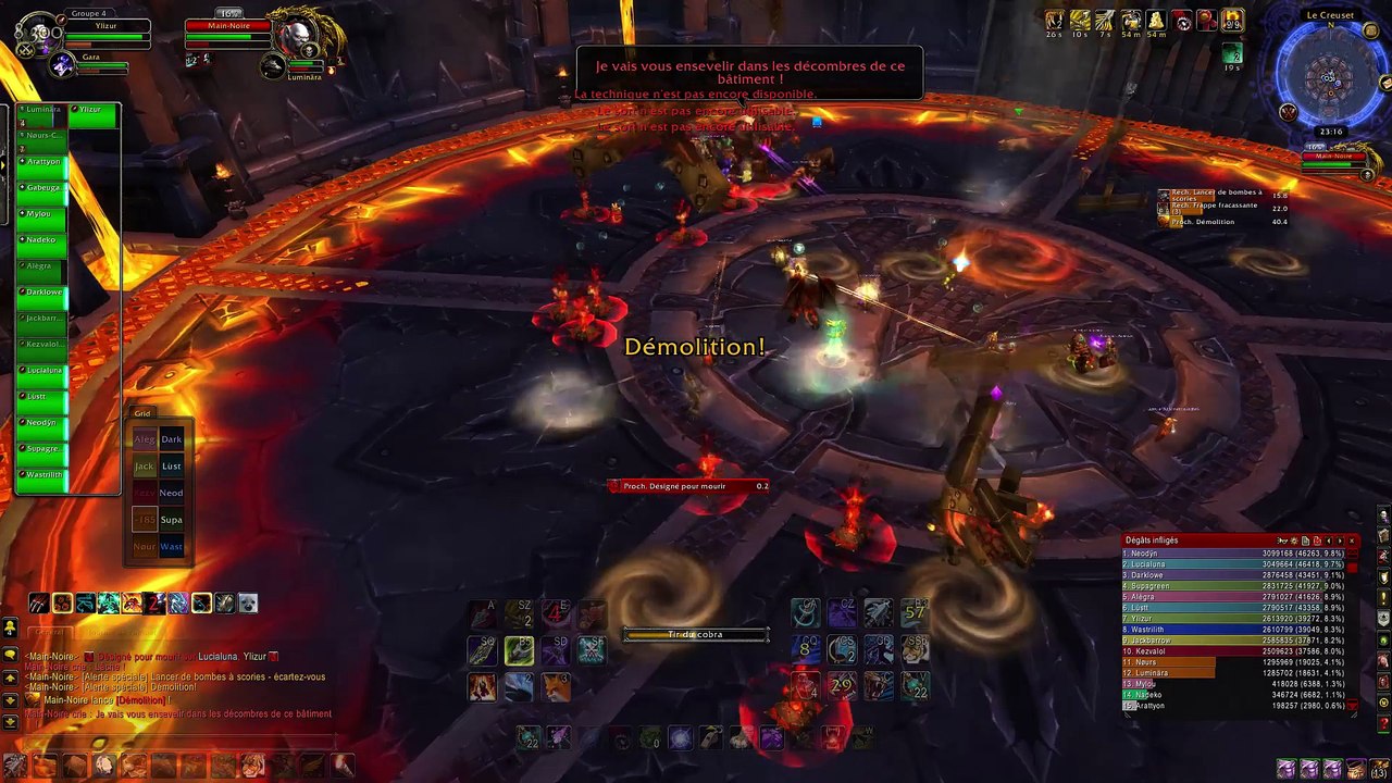 Blackhand HM - Guild Wave - La Croisade Écarlate (Hunt BM PoV)