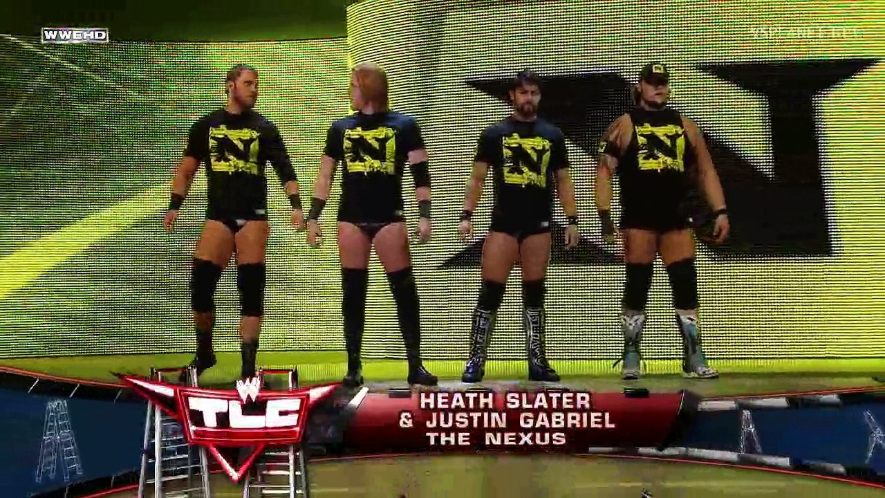NEXUS (Heath Slater & Justin Gabriel) vs Santino Marella & Vladimir Kozlov, WWE TLC 2010