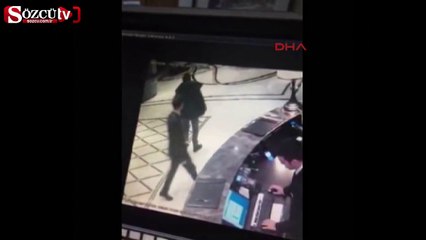 Onur Özbizerdik'in adam vurma anı kamerada!