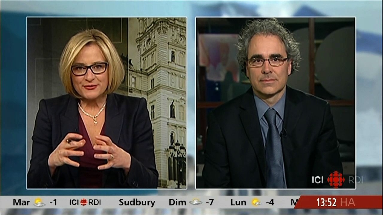 Luc Godbout de la Commission d'examen sur la fiscalité