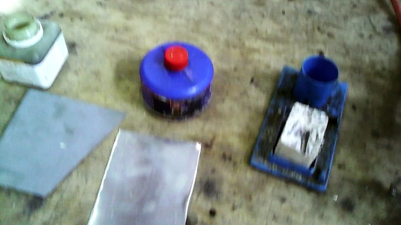 présentation de différent acide pour souder le zinc.Parti 1
