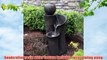 35 Floating Sphere Waterslide Fountain - Indoor/Outdoor Water Feature Great for Patios and