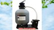3700GPH 16 Sand Filter with 1HP Above Ground Swimming Pool Pump