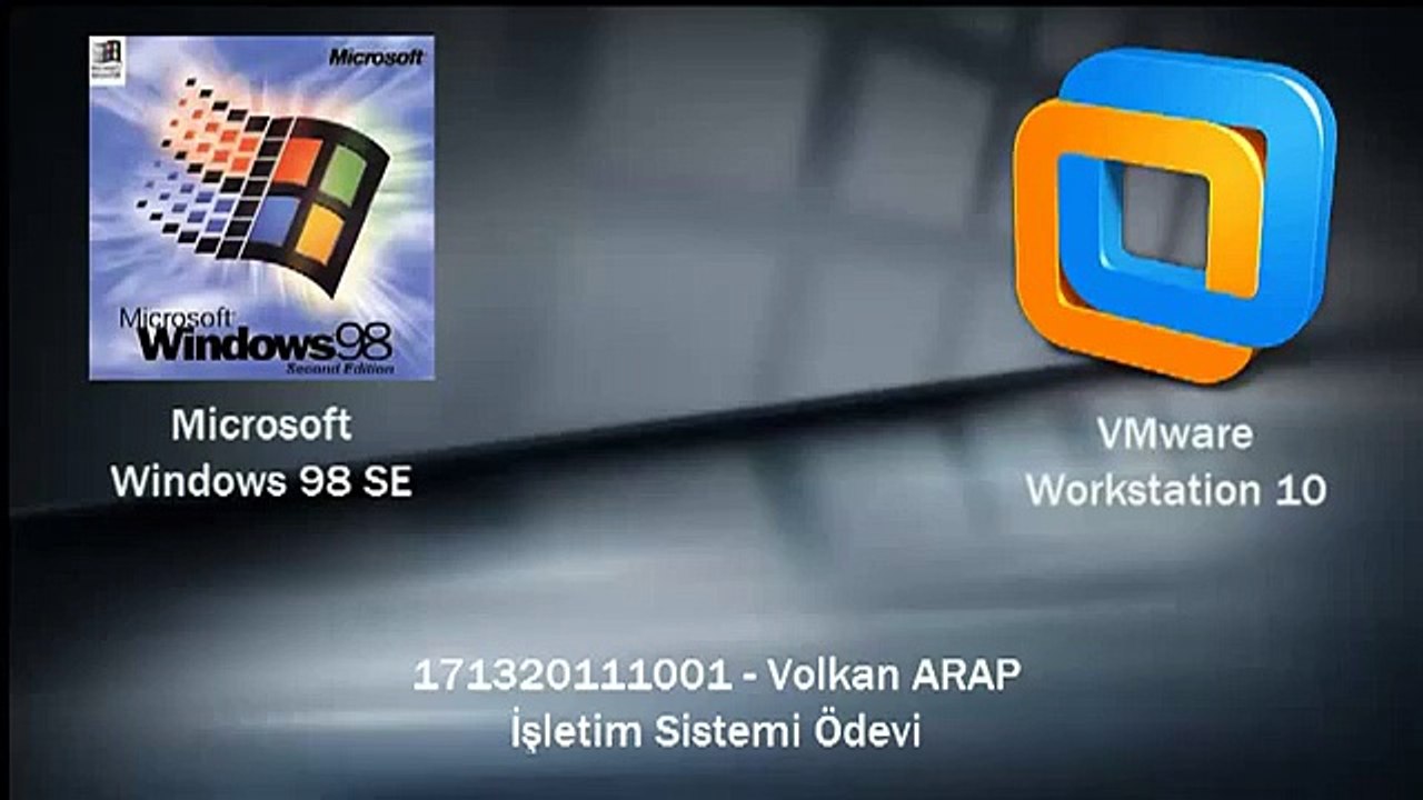 VMware ile Microsoft Windows 98 SE Kurulumu