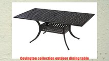 Home Styles 5564-31 Covington Rectangular Dining Table Chocolate Metallic Finish 72-Inch
