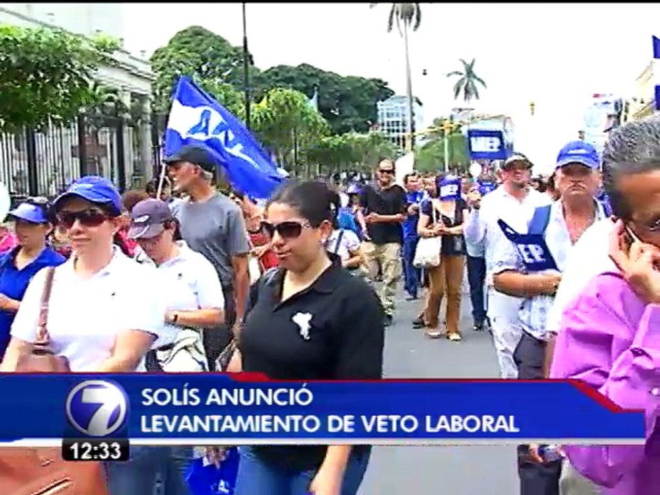 Presidente Solís levanta veto a Reforma Procesal Laboral
