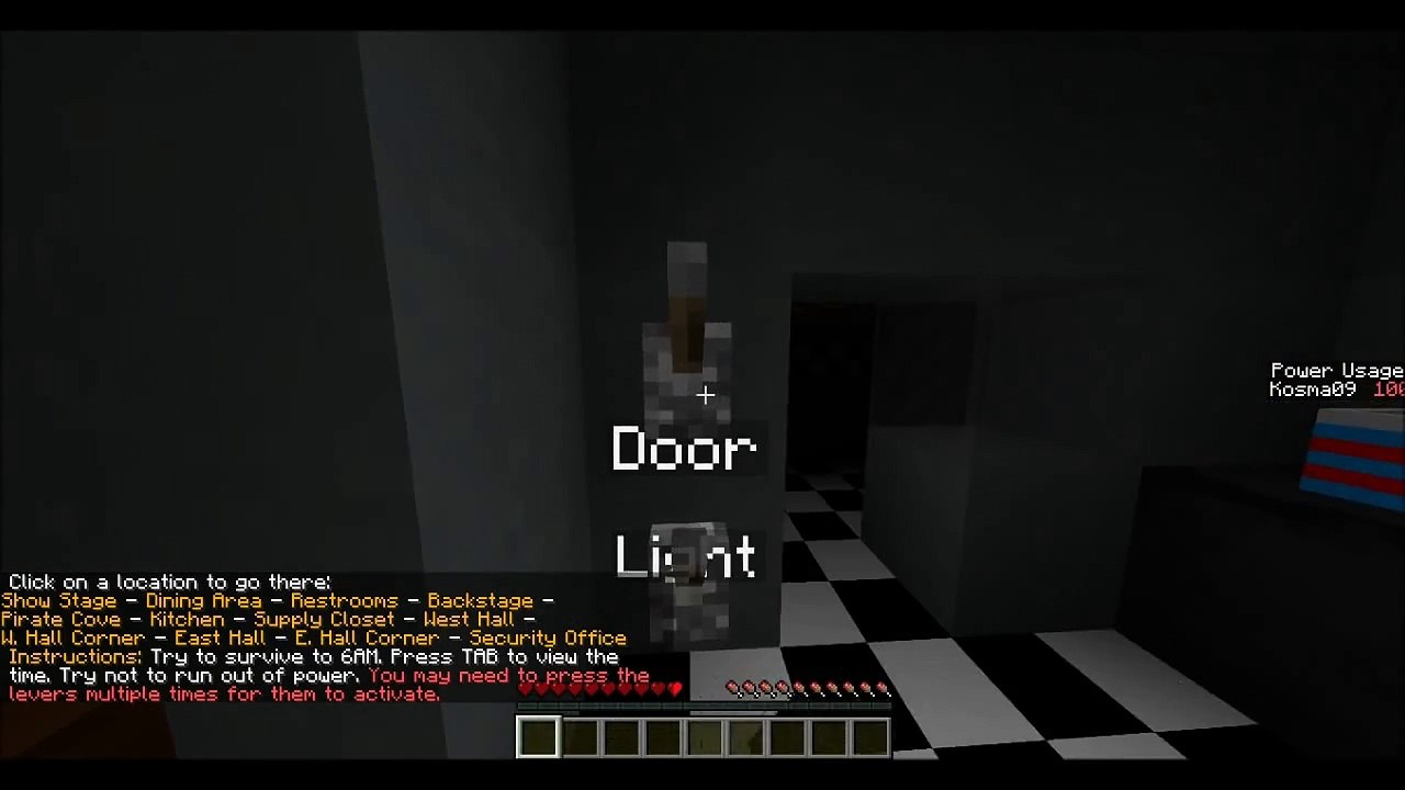 MINECRAFT FIVE NIGHTS AT FREDDY'S