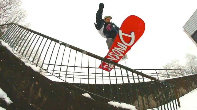 A Huge Storm Turned This Mountain Town Into Street Snowboarding...