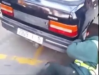 In The Man Hides Back Bumper Trying To Cross The Border!