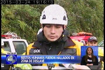 Restos humanos hallados en la vía Aloag - Santo Domingo