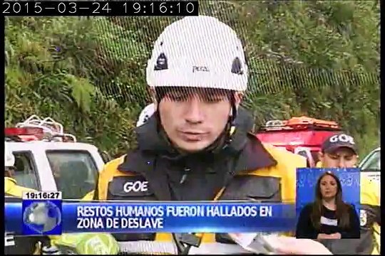 Restos humanos hallados en la vía Aloag - Santo Domingo