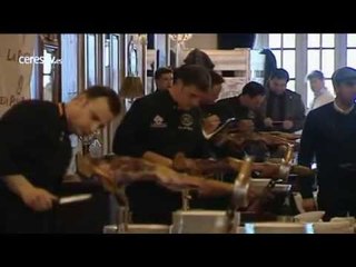 Francisco Rivero gana el Campeonato de España de cortadores de jamón