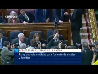 Debate: Rajoy anuncia medidas para el fomento de empleo y ayuda a las familias