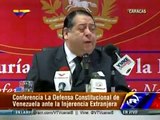 Herman Escarrá dice que EE.UU actúa como un imperio con pretensión de hegemonía absoluta