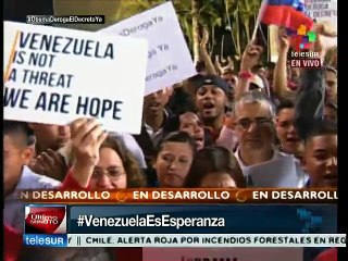 Download Video: Venezuela: entusiastas cifras de firmas recabadas contra decreto EEUU