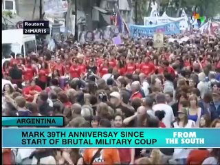 Argentina marks e9th anniversary of brutal military coup