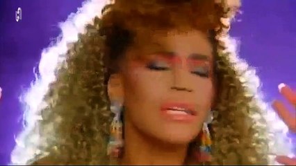 Saphron singing with Whitney Houston