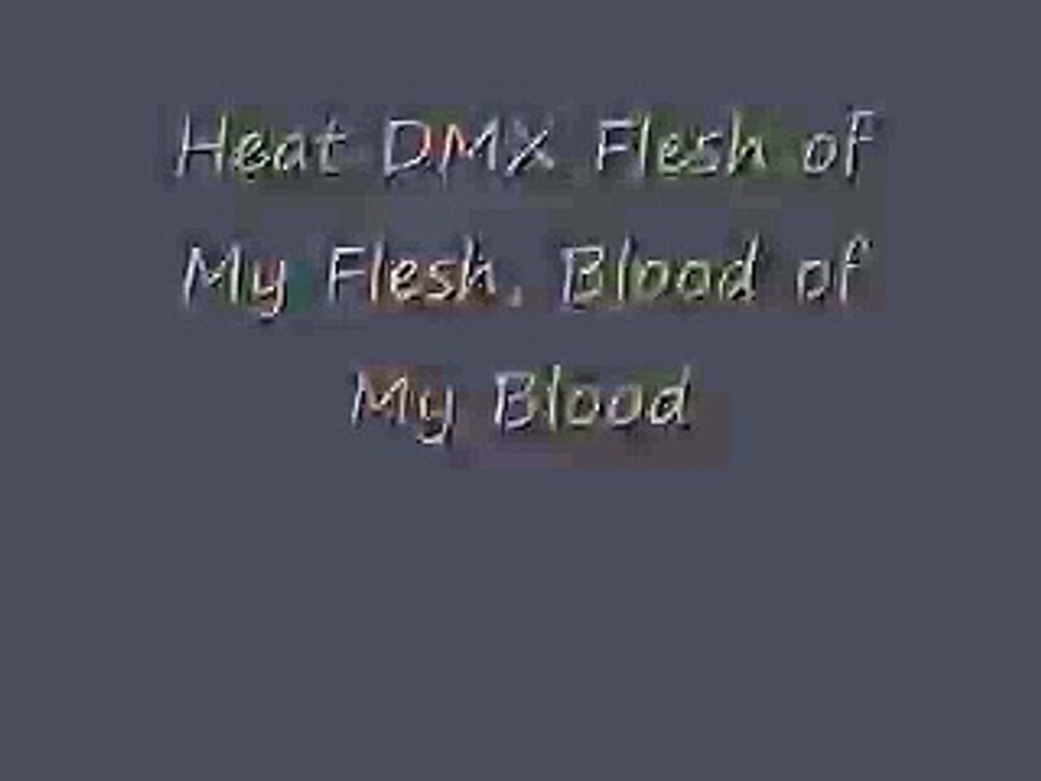 Heat DMX Flesh of My Flesh, Blood of My Blood (Lyrics)