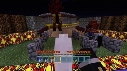 Minecraft MINI-GAMES (HORSE BACK RACE)