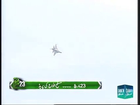 PAF Pilots Shows Amazing Skills on 23 march ceremony