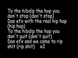 Das EFX Real Hip Hop Lyrics