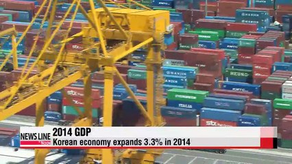 Korean economy grows 3.3% in 2014