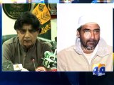 Nisar on Saulat Mirza Execution-25 Mar 2015