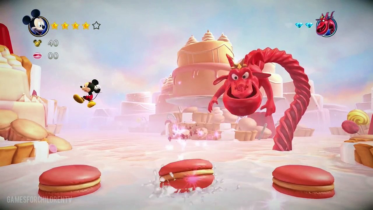 Mickey Mouse Clubhouse Game Castle of Illusion Clip Licorice Dragon