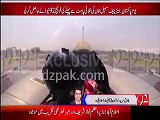 Air Chief Marshal Suhail Aman Flaying F 16 On 23rd March 2015 Parade   Exclusive Interior and Exterior Video Footage