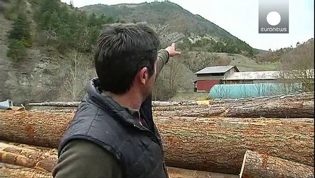 Los vecinos de Barcelonnette testigos del accidente aéreo