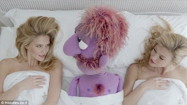 Bar Refaeli's new steamy commercial gets banned in her native Israel for suggesting sex with a puppe