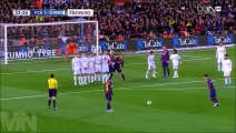 كل ماقدمه ميسي ضد ريال مدريد 22-3-2015 -